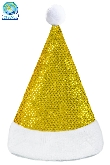 CAPPELLO NATALE LUSSO PAILLETTES ORO